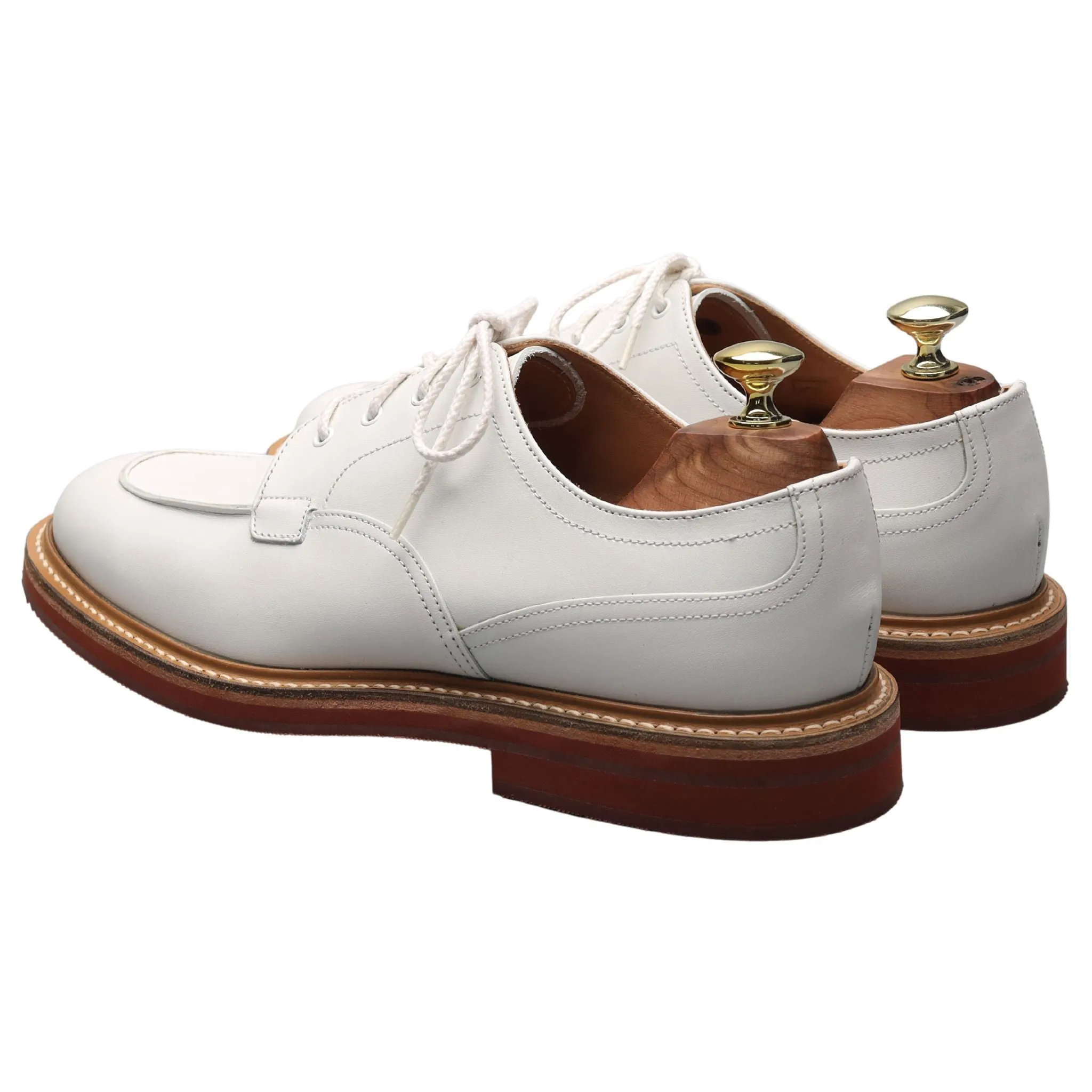 'Octon' White Leather Derby UK 7 F