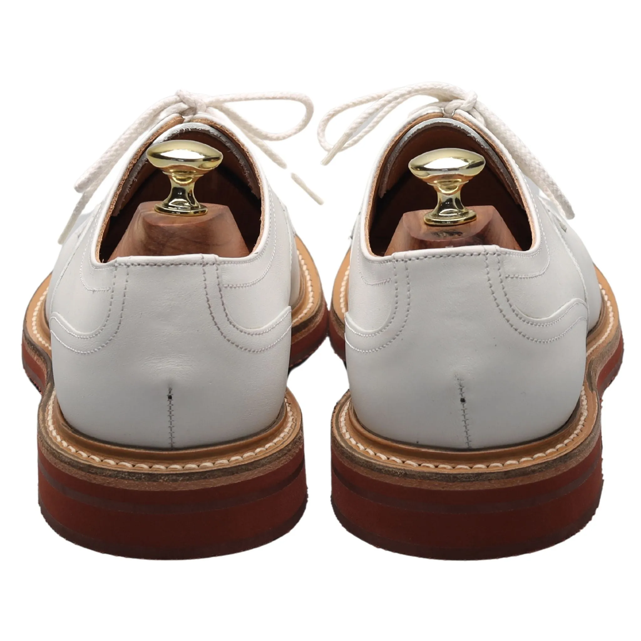 'Octon' White Leather Derby UK 7 F