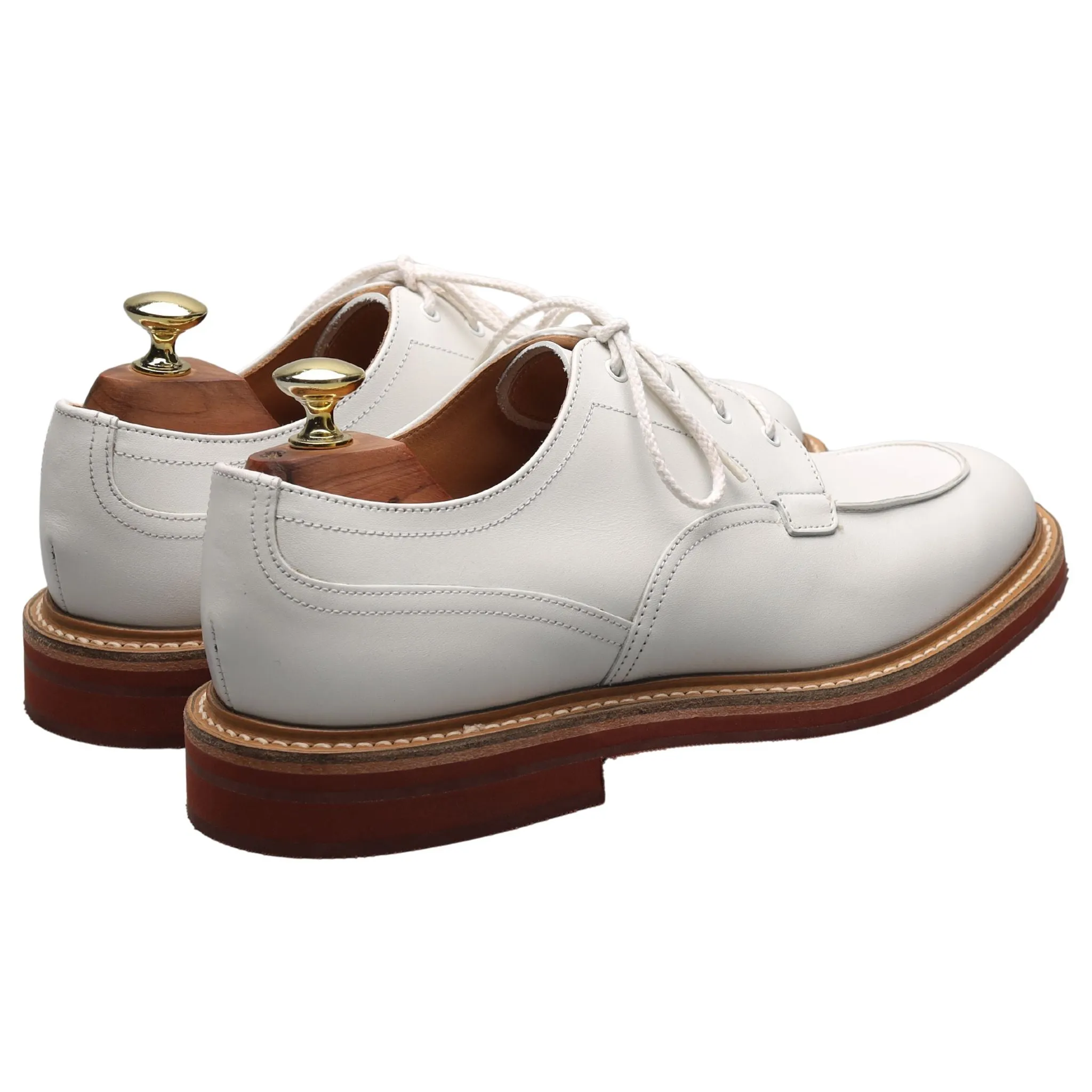 'Octon' White Leather Derby UK 7 F