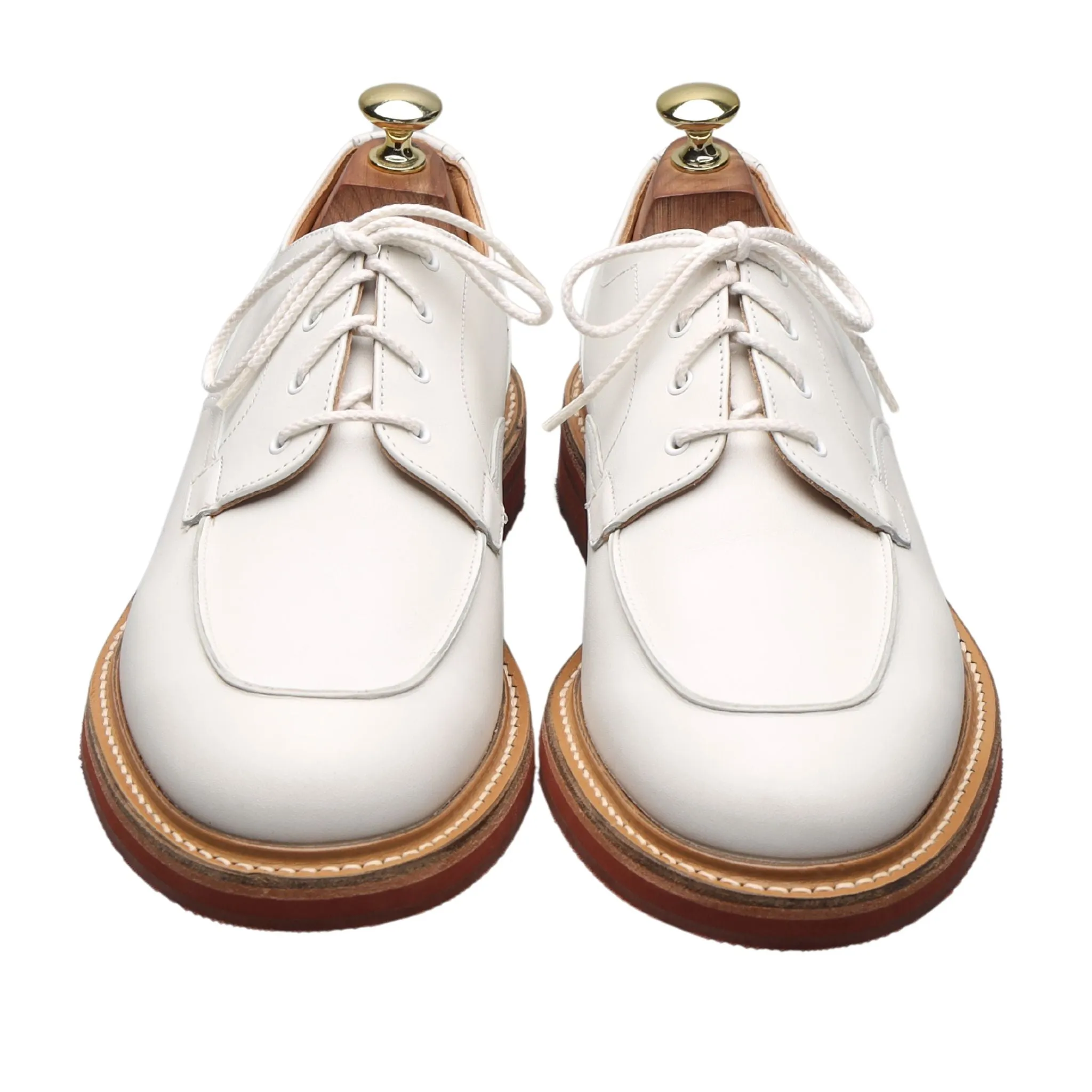 'Octon' White Leather Derby UK 7 F