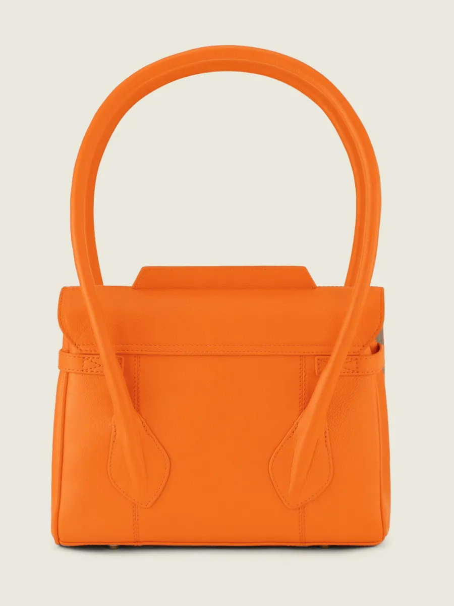 Orange Leather Handbag for Women - Colette S Sorbet Mango | PAUL MARIUS