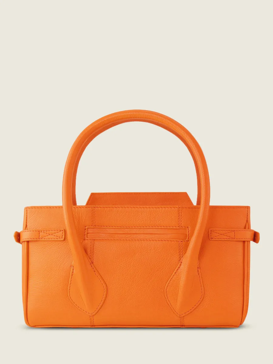 Orange Leather Handbag for Women - Madeleine S Sorbet Mango | PAUL MARIUS