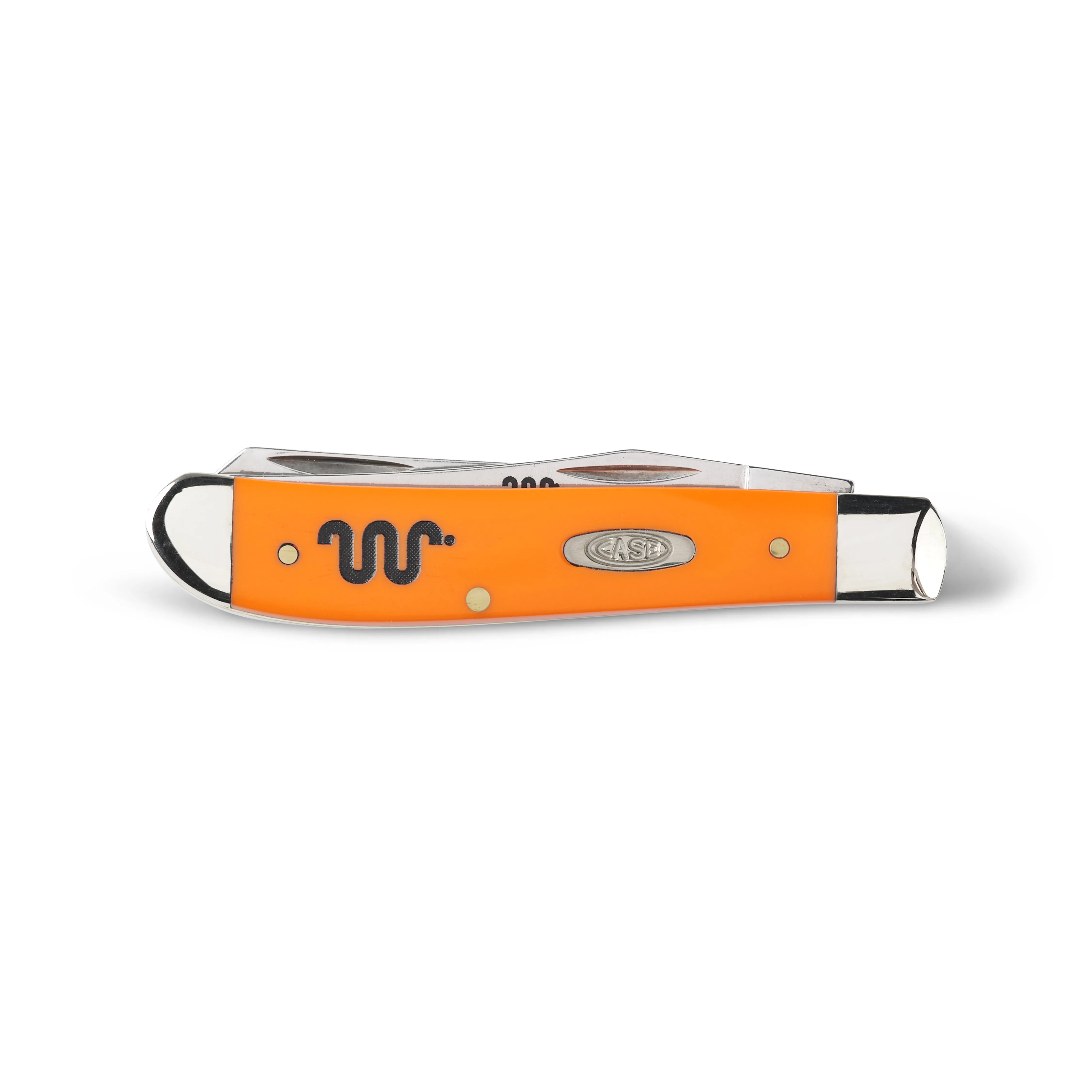 Orange Mini Trapper Knife