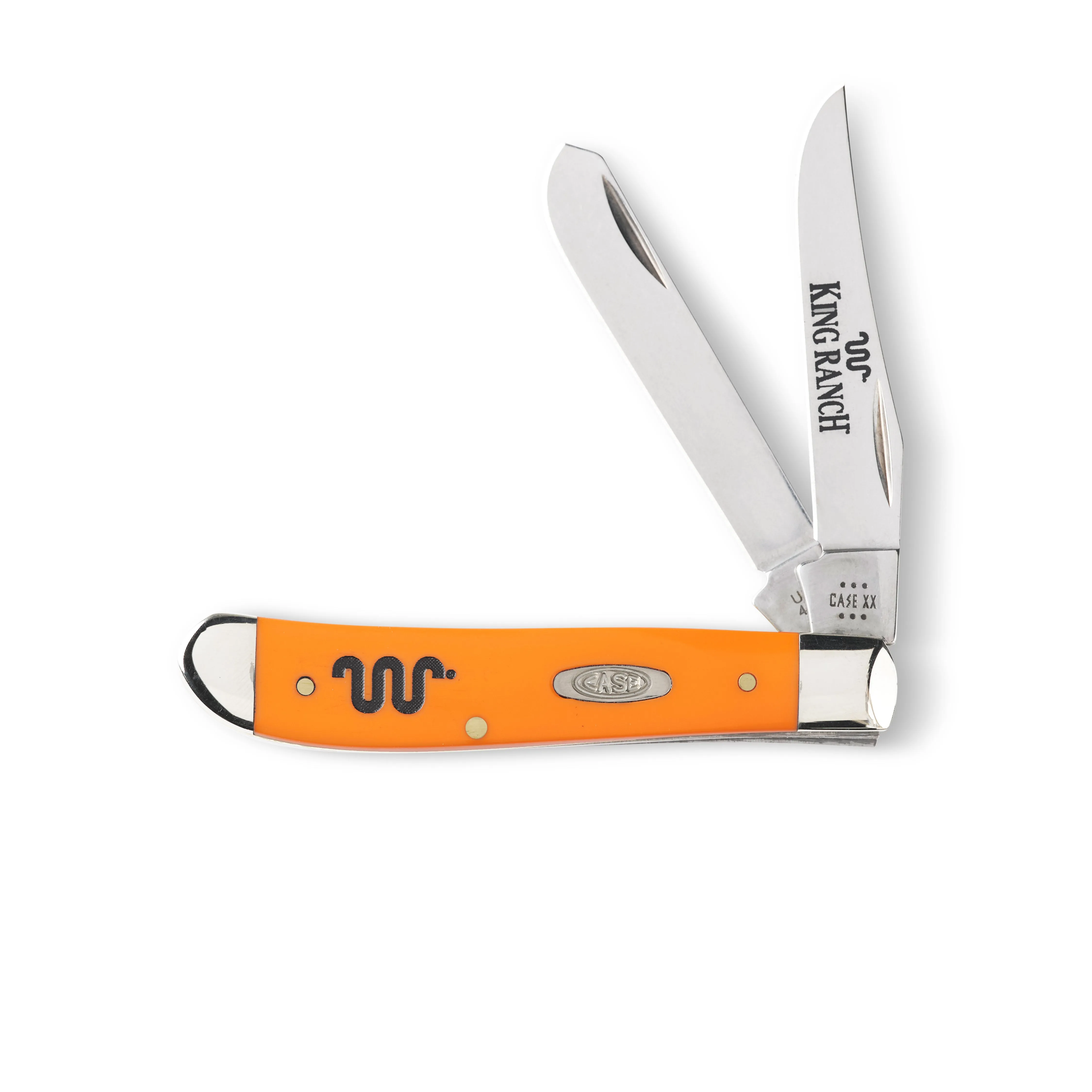 Orange Mini Trapper Knife