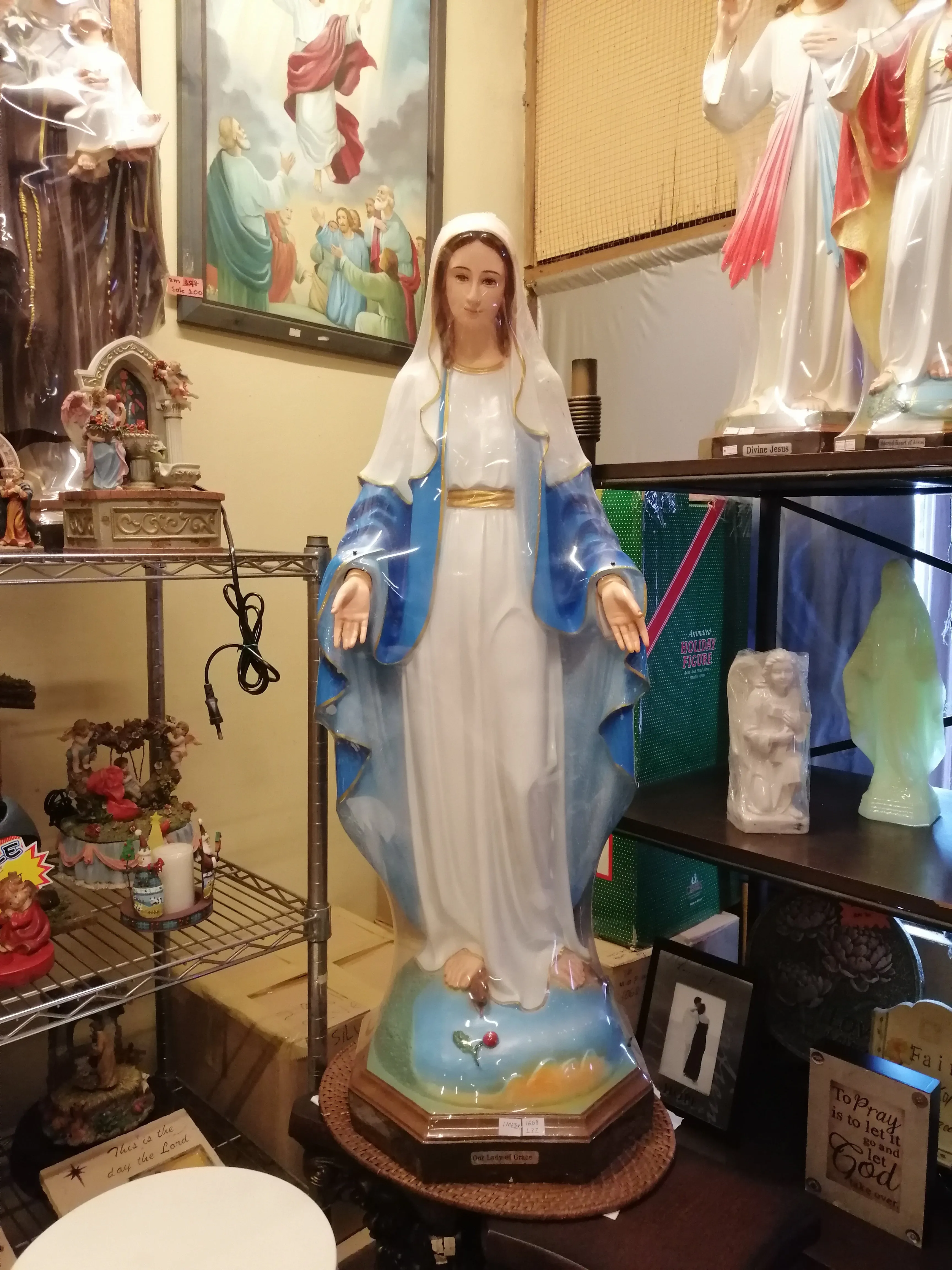 Our Lady of Grace Statue - 100cm (Self-Pick up only)