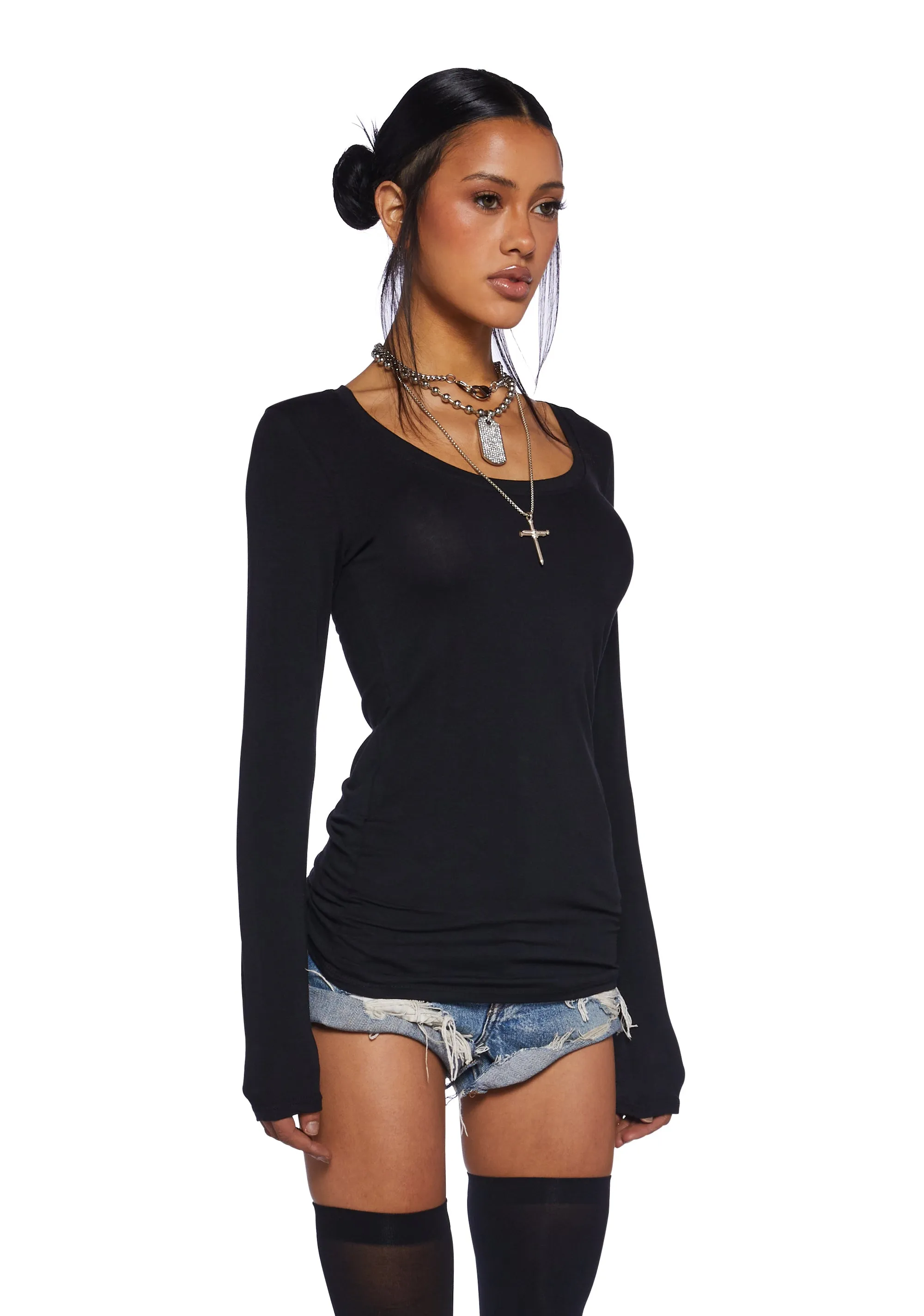 Out 'Til Sunset Chiffon Shirt-