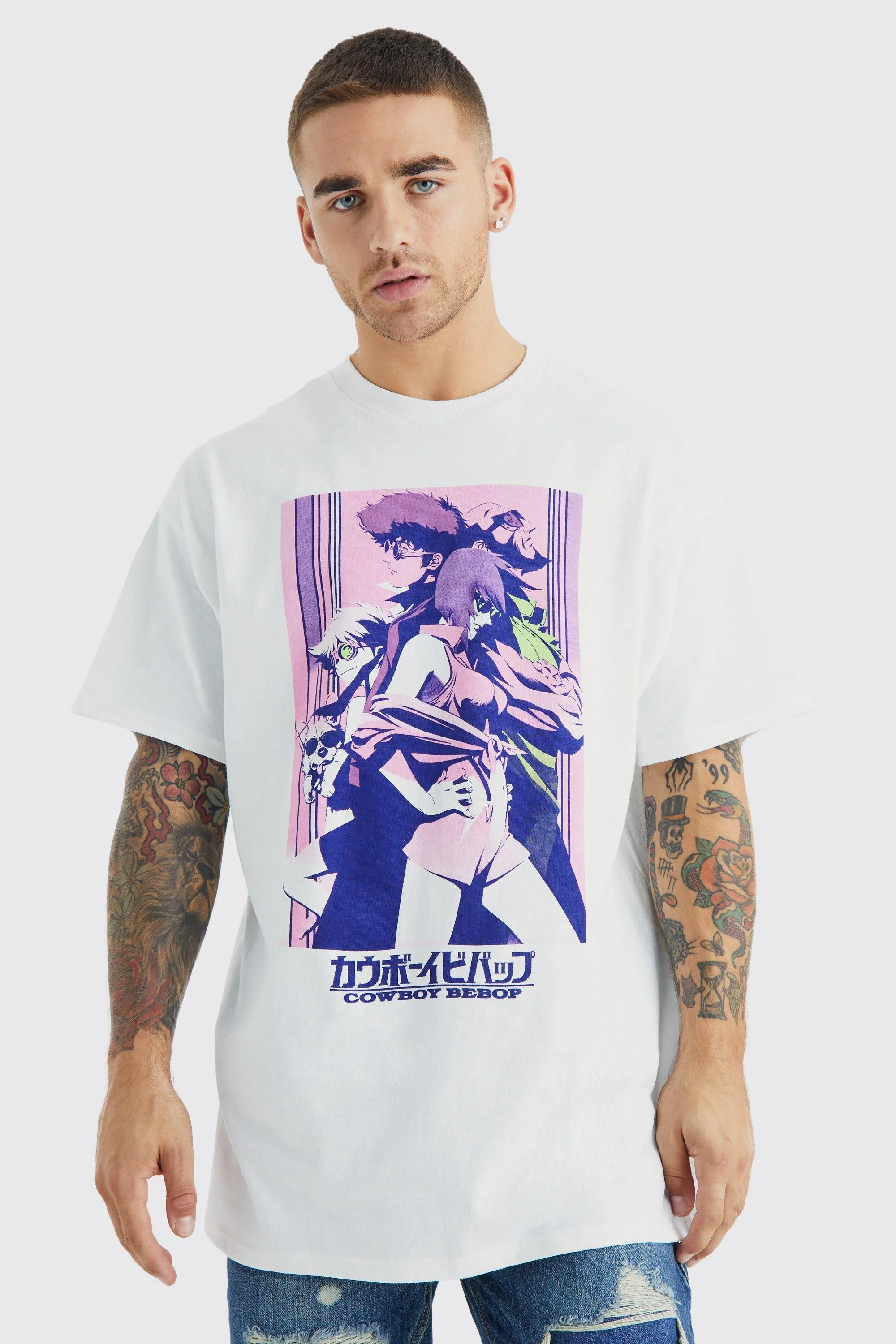 Oversized Cowboy Bepop Anime License T-shirt