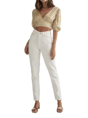 OWNLEY Lola Top Sorbet Floral