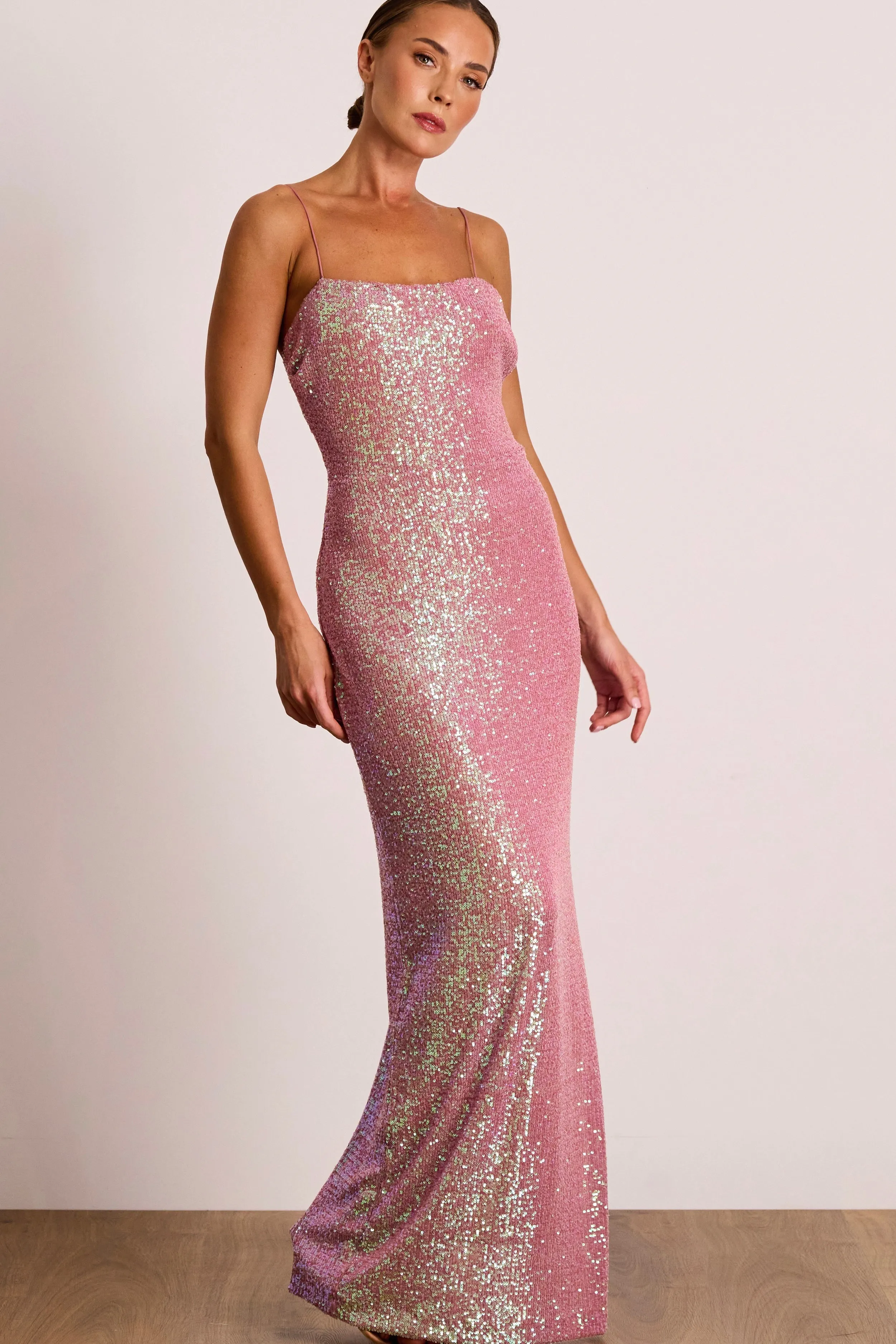 Pasduchas Glimmer Gown - Sorbet