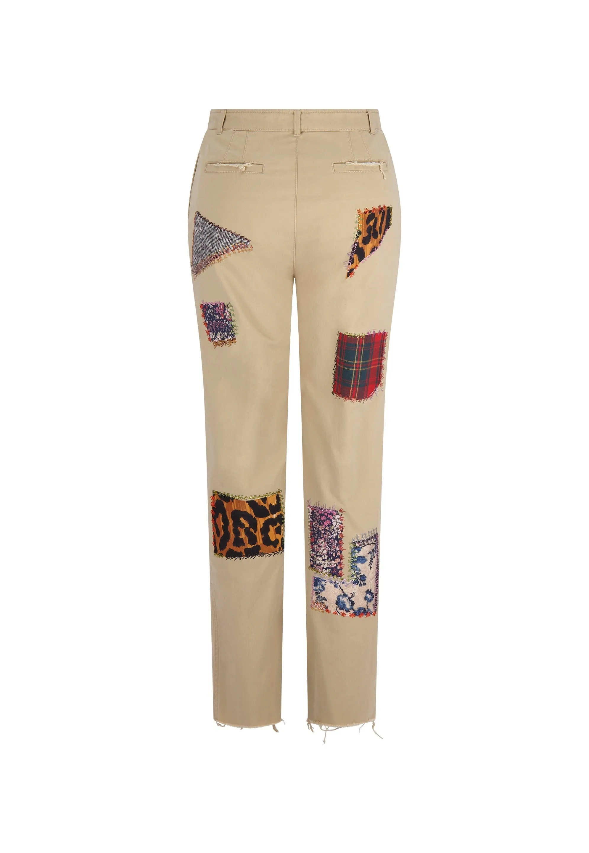 'PATCHWORK' WOMEN'S CHINOS