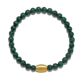 Path to Healing Malachite Gemstone Men's Bracelet