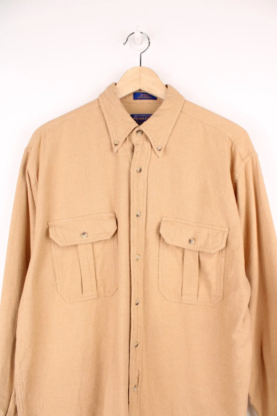 Pendleton Tan Flannel Shirt