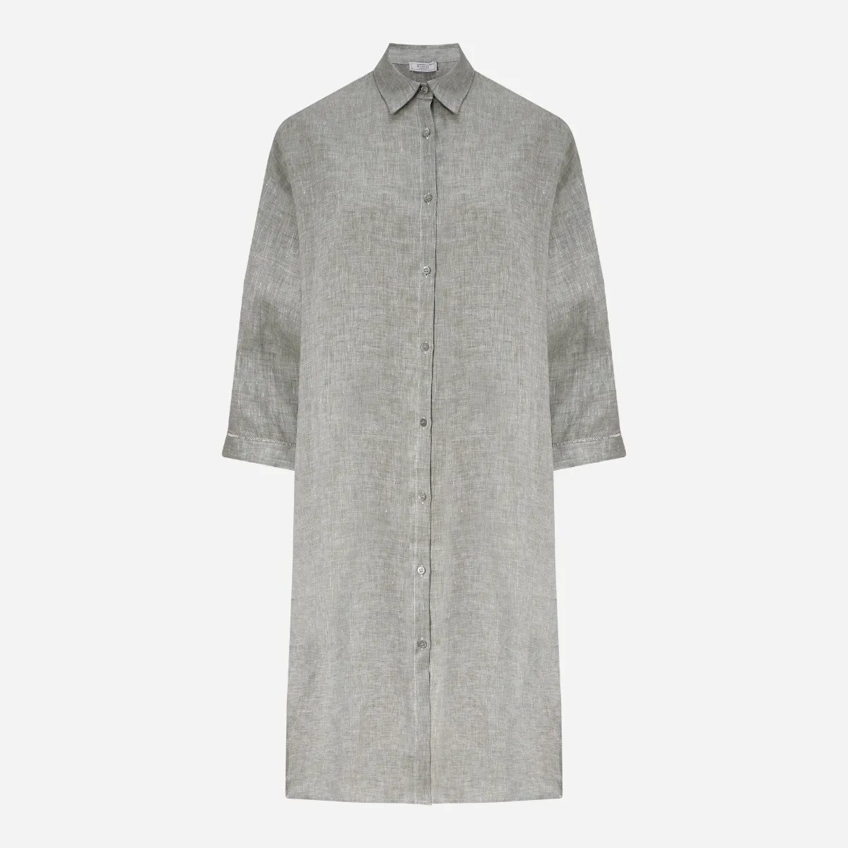 PESERICO   Pure Linen Shirtdress 