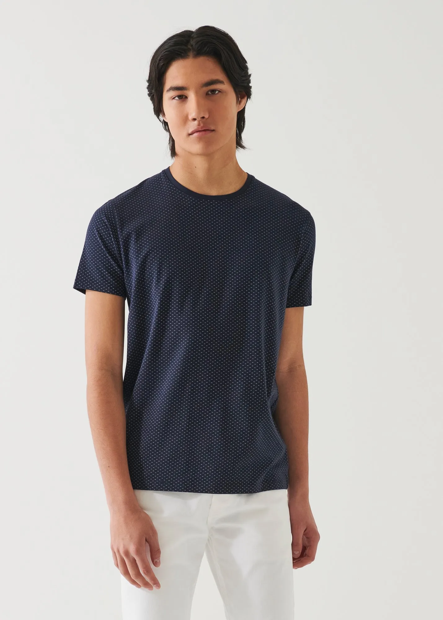 PIMA COTTON STRETCH PRINTED T-SHIRT