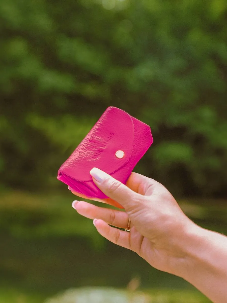 Pink Leather Purse for Women - LeGustave Sorbet Raspberry | PAUL MARIUS