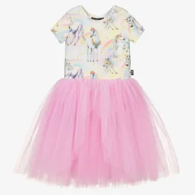 Pink Sorbet Unicorn Tulle Dress