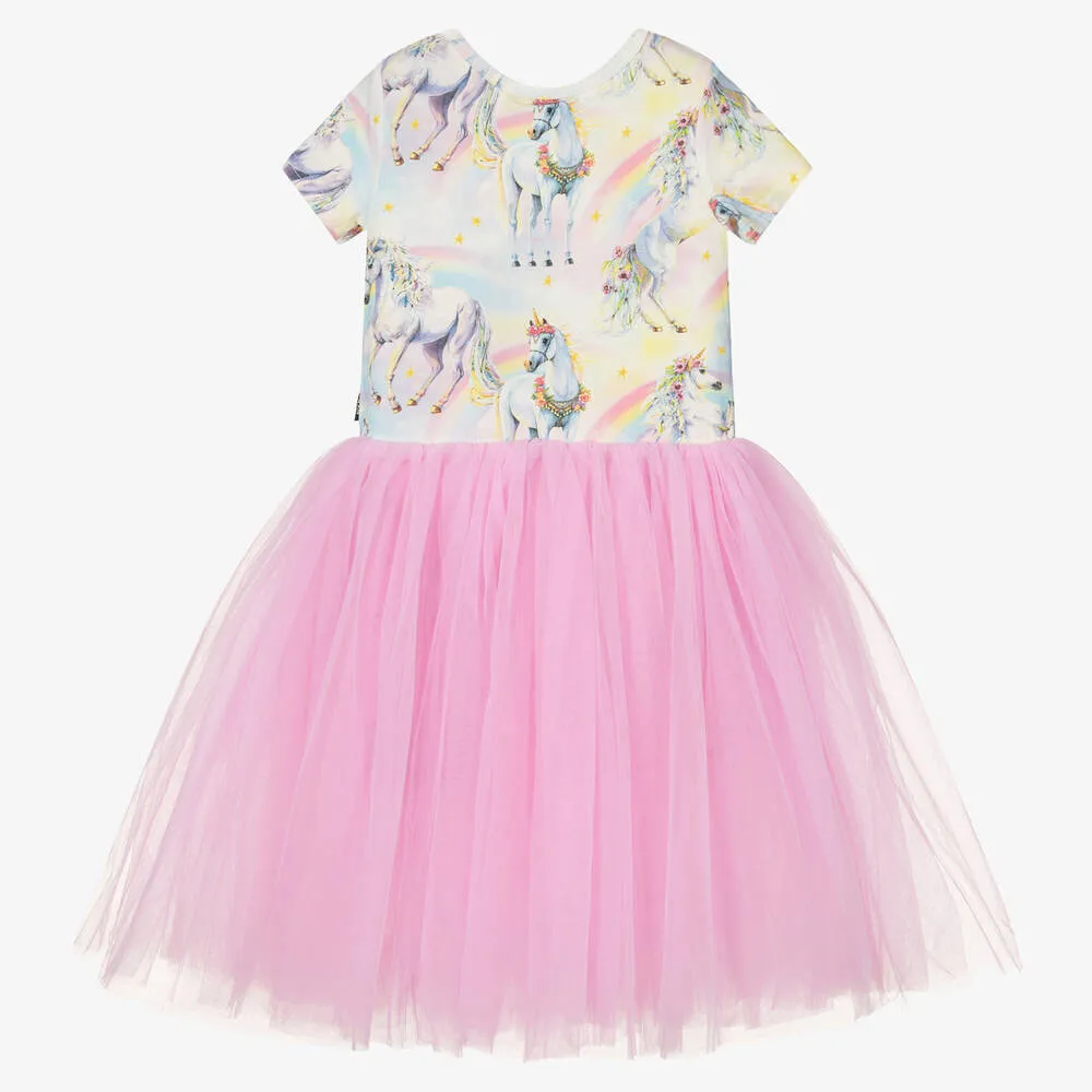 Pink Sorbet Unicorn Tulle Dress