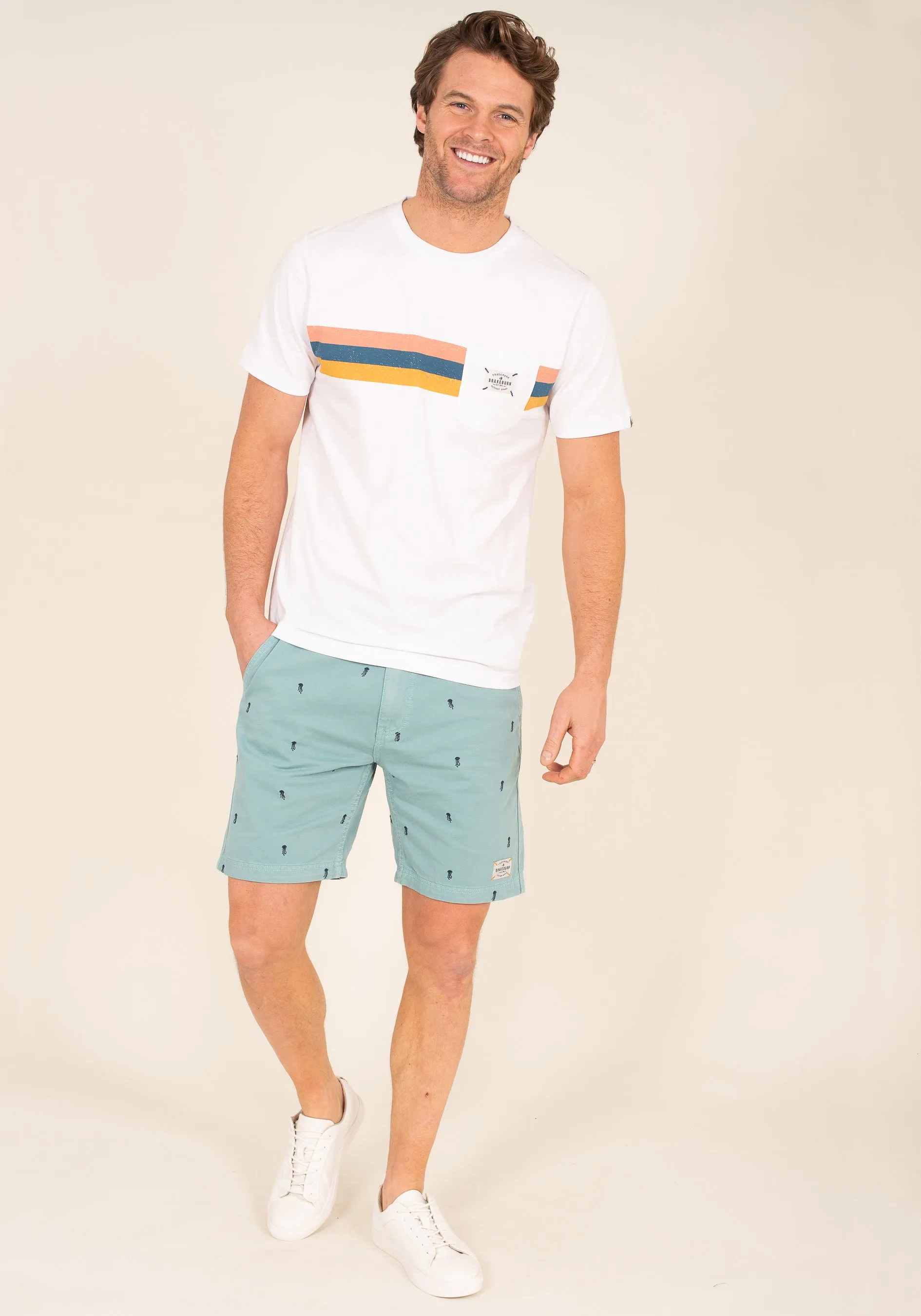 Placement Stripe T-Shirt