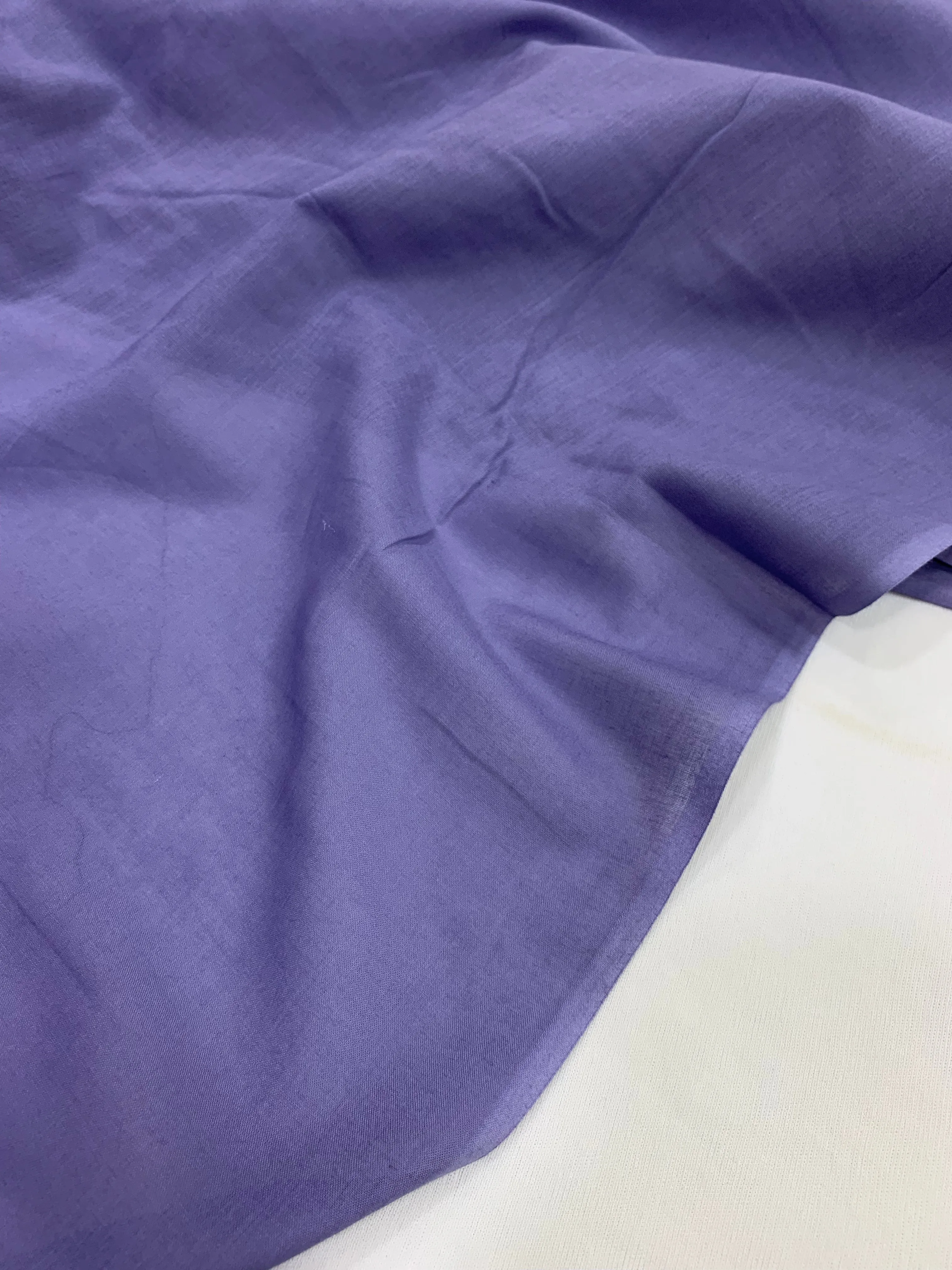 Plain pure mul cotton fabric