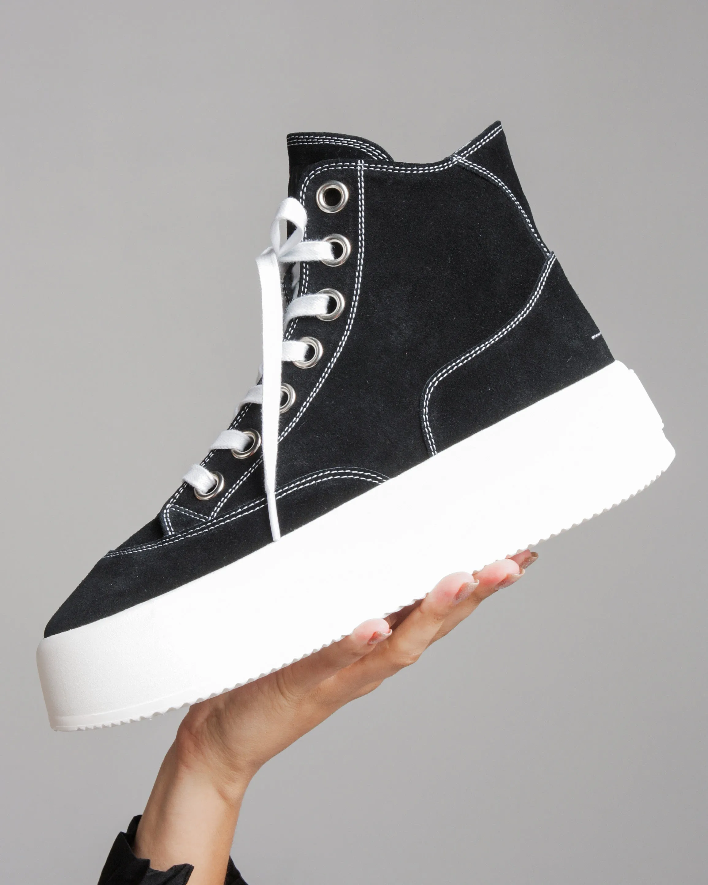 Platform High-Top Sneakers