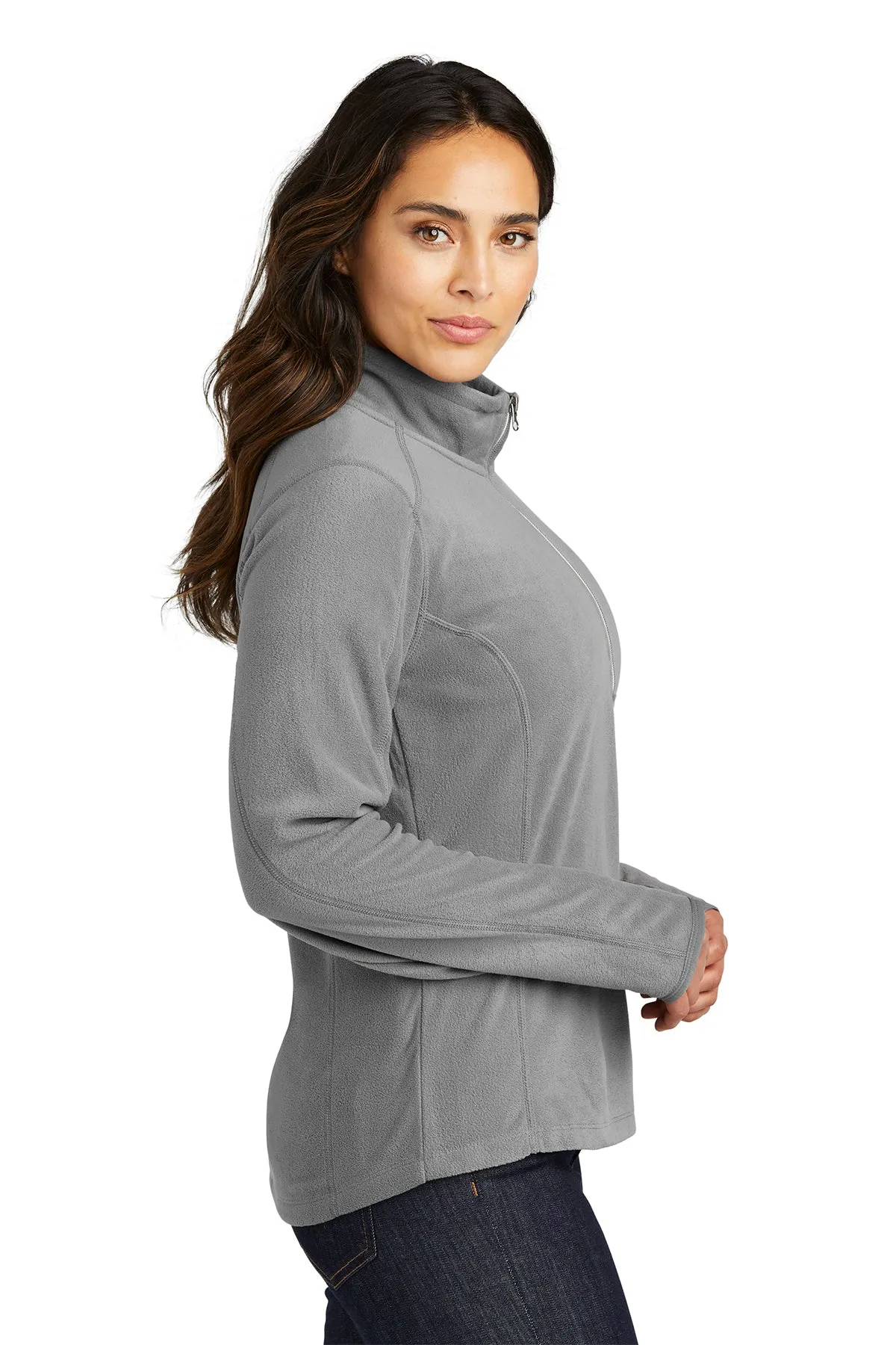 Port Authority Ladies Microfleece 1/2-Zip  Pullover, Pearl Grey [Ken Anderson Alliance]