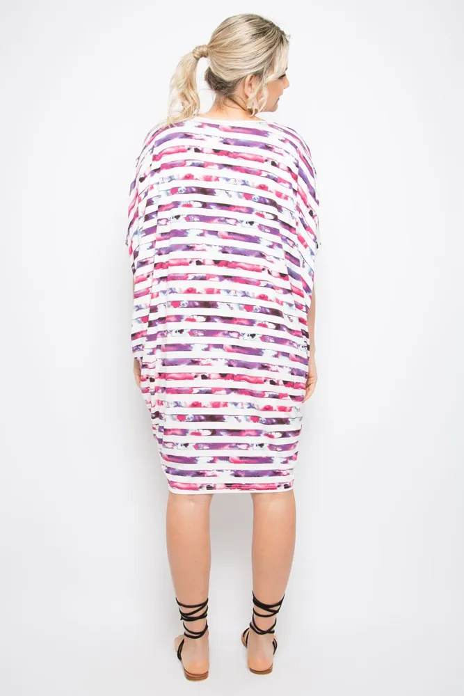 PQ Collection Miracle Dress Sorbet Stripe