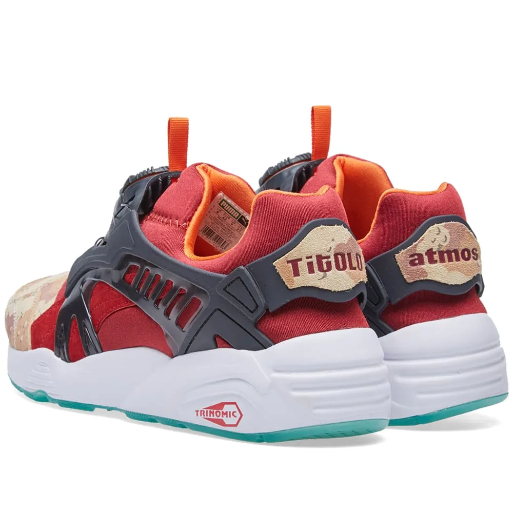 Puma x Titolo x Atmos Disc Blaze 'Desert Dusk'Dark Navy & Ribbon Red