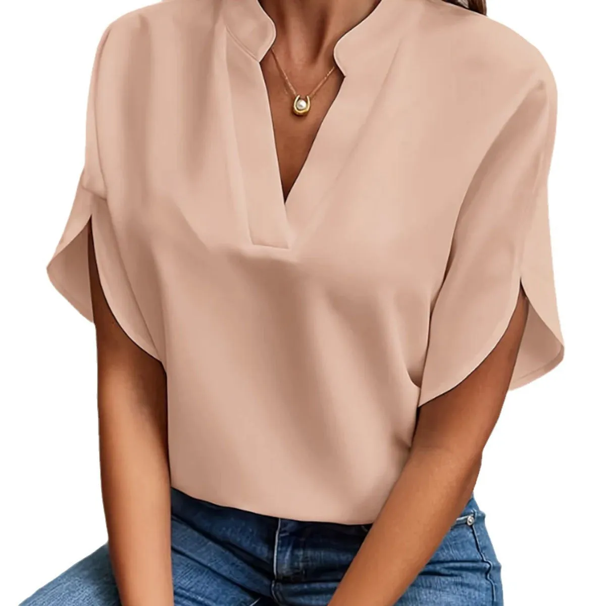 Pure Color Versatile Top