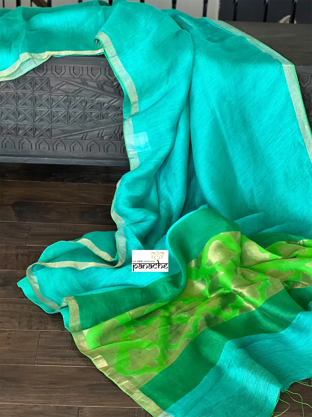 Pure Matka Silk - Sea Green