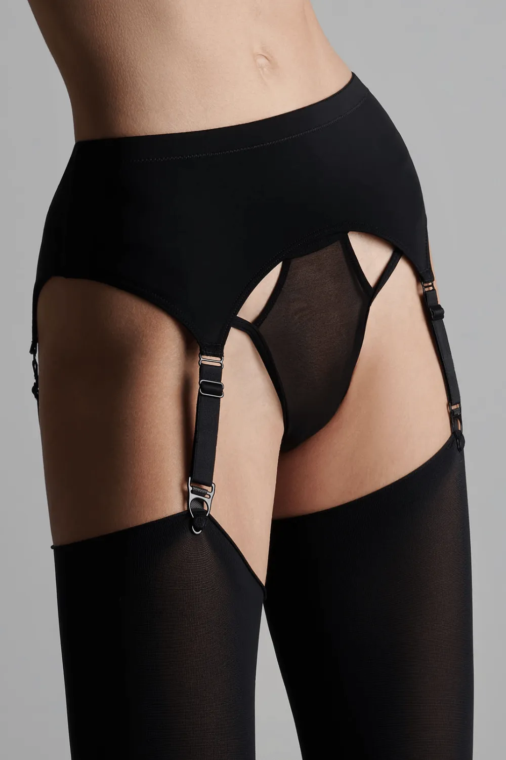 Pure Tentation Black Suspender