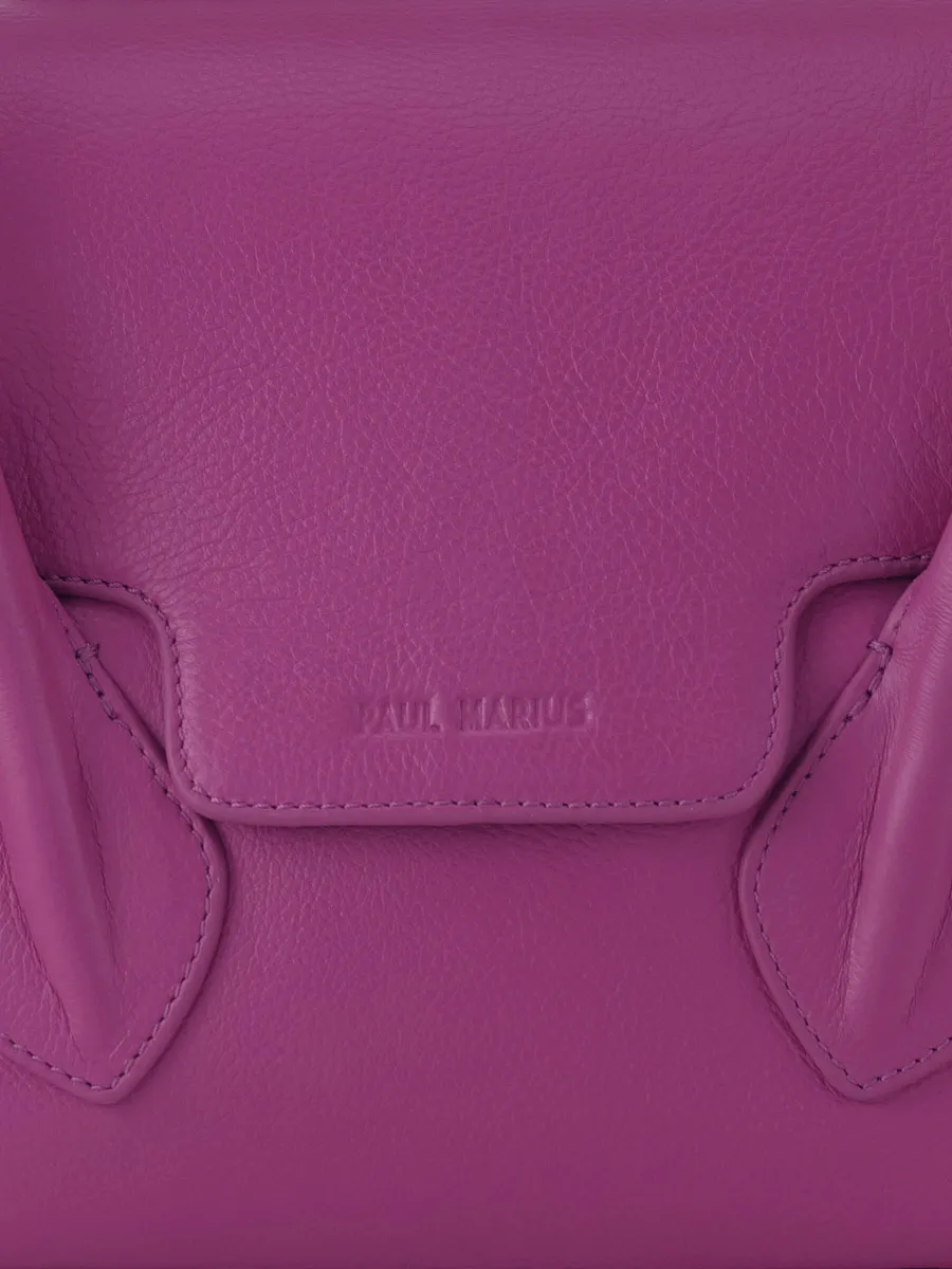 Purple Leather Handbag for Women - Colette S Sorbet Blackcurrant | PAUL MARIUS