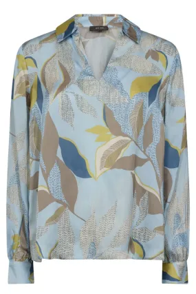 Rafa Florie Blouse | Cashmere Blue | Bluse fra Mos Mosh