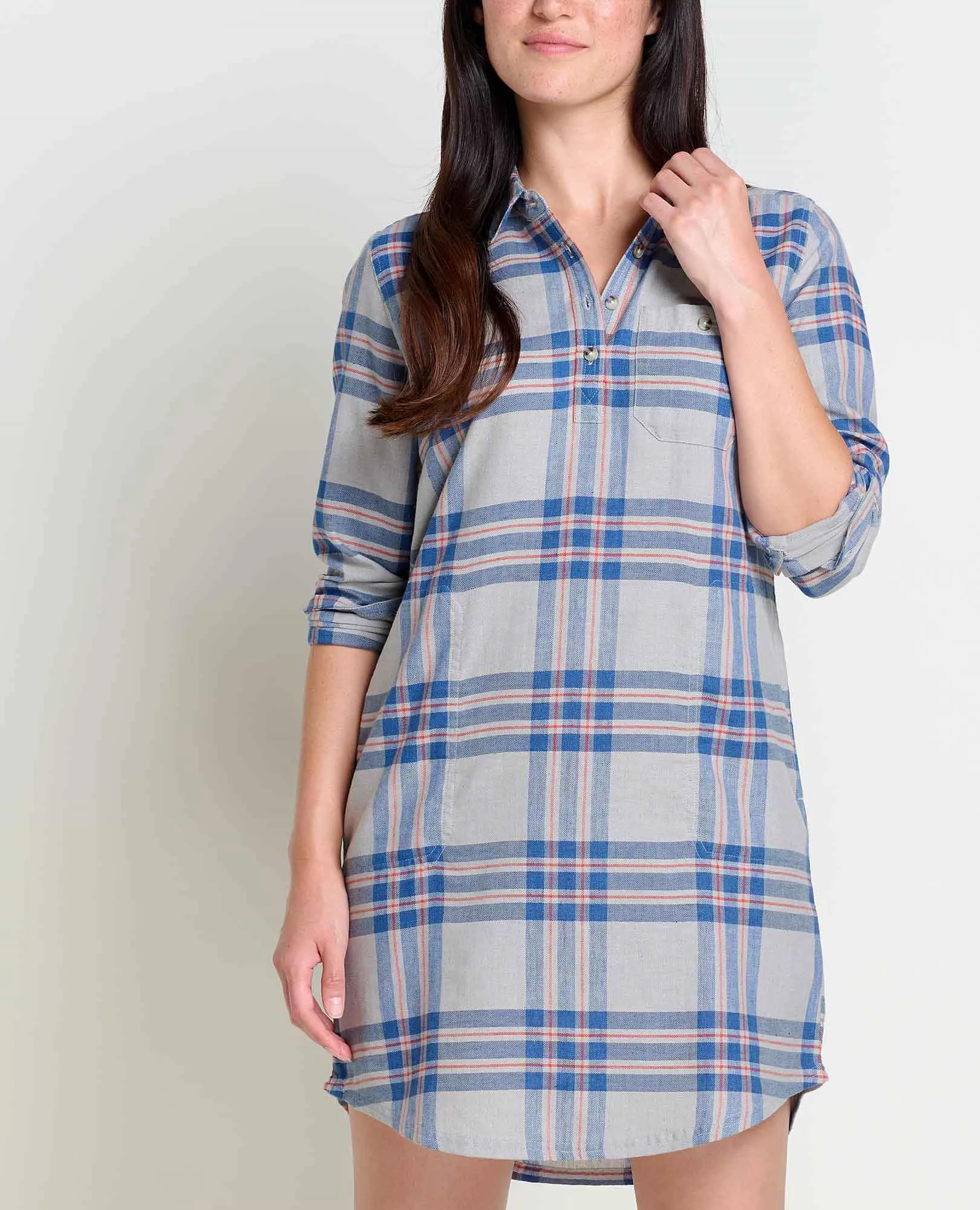 Re-Form Flannel Shirtdress