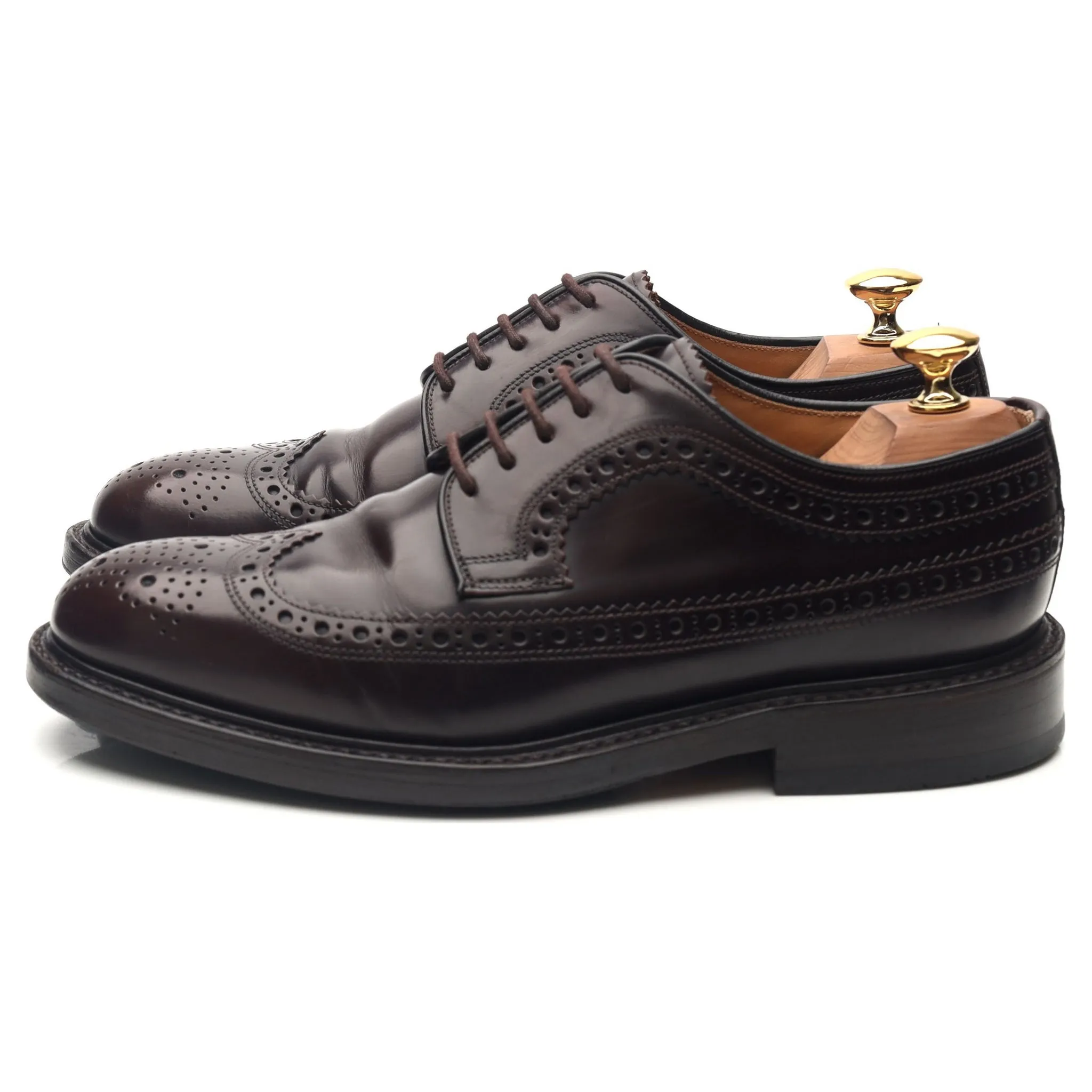 'Royal Brogue' Burgundy Leather Derby Brogues UK 6 F