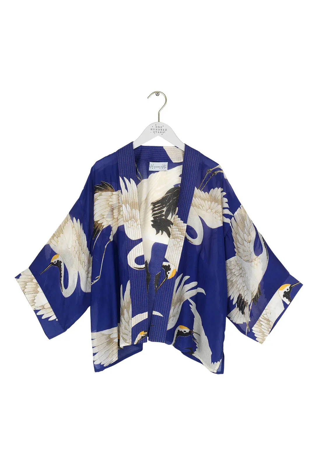 Sacs of Ashbourne   One Hundred Stars Kimono Stork Royal Blue