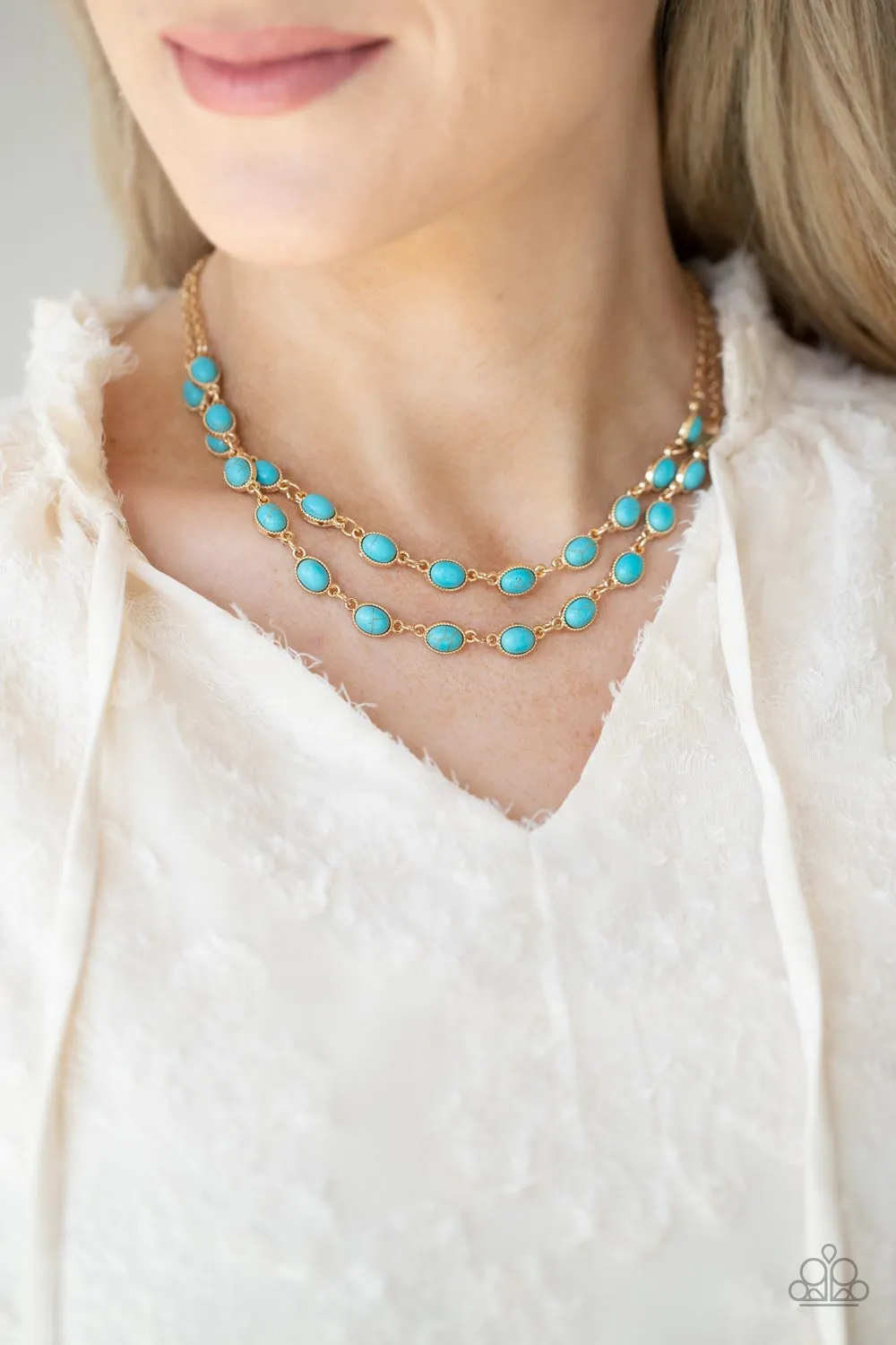 Sahara Safari Blue-Necklace