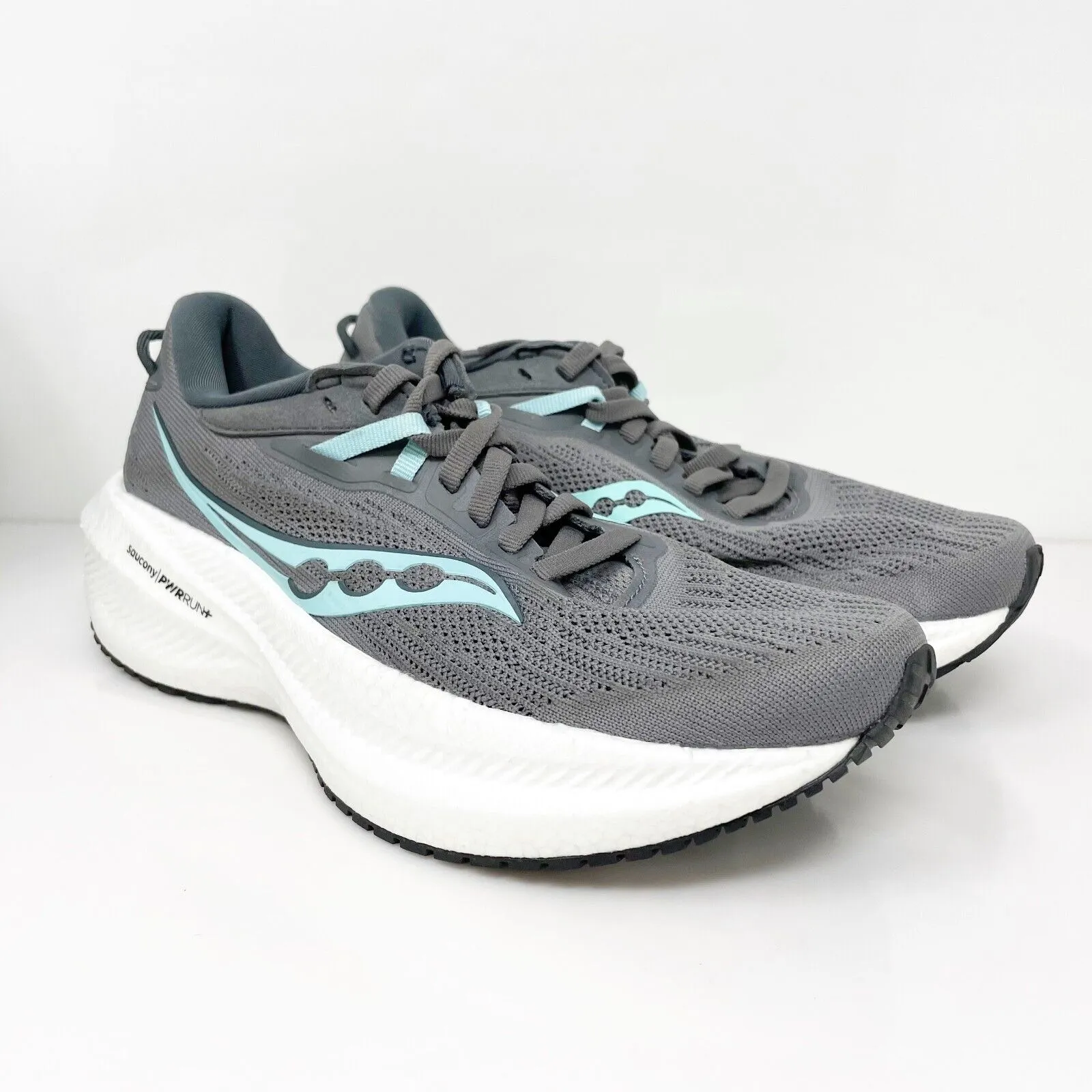 Saucony Womens Triumph 21 S10881-11 Gray Running Shoes Sneakers Size 6