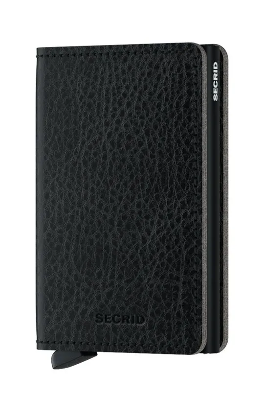 Secrid leather wallet black color