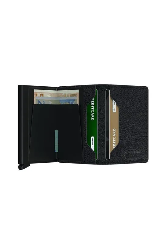 Secrid leather wallet black color