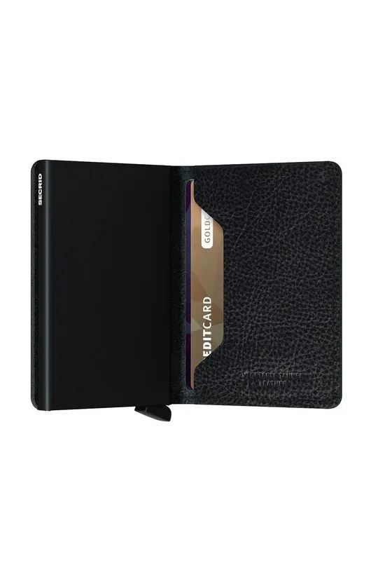 Secrid leather wallet black color