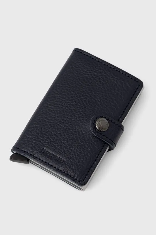 Secrid leather wallet women’s navy blue color