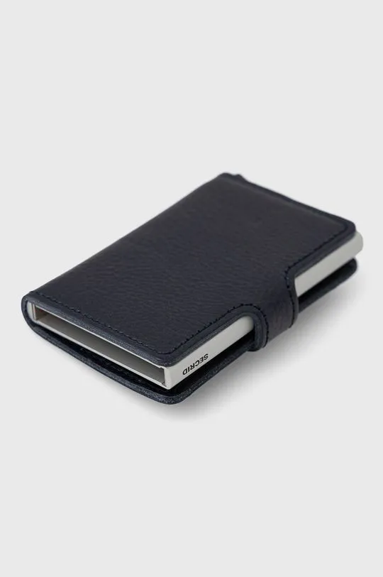 Secrid leather wallet women’s navy blue color