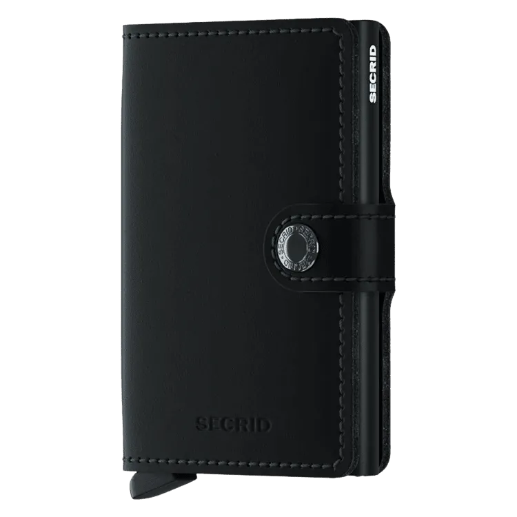 Secrid Matte Miniwallet in Black