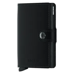 Secrid Matte Miniwallet in Black