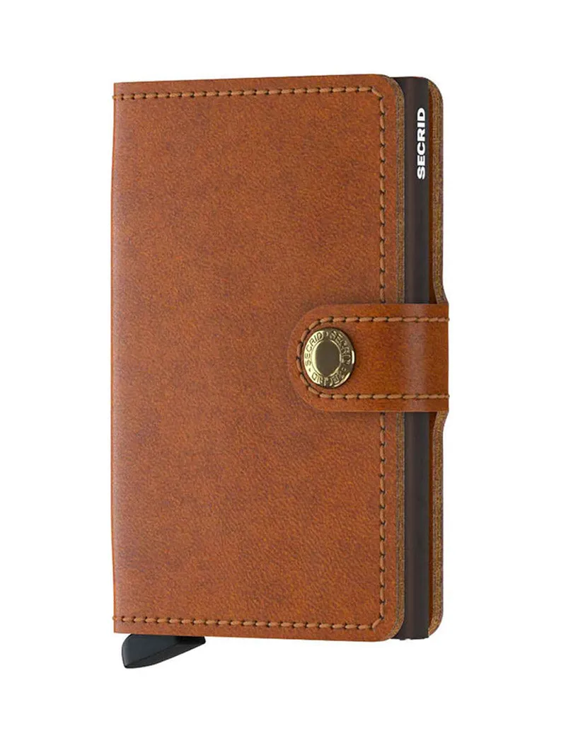 Secrid Mini Wallet Cognac Brown