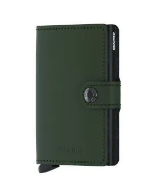 Secrid Mini Wallet Matte Green Black