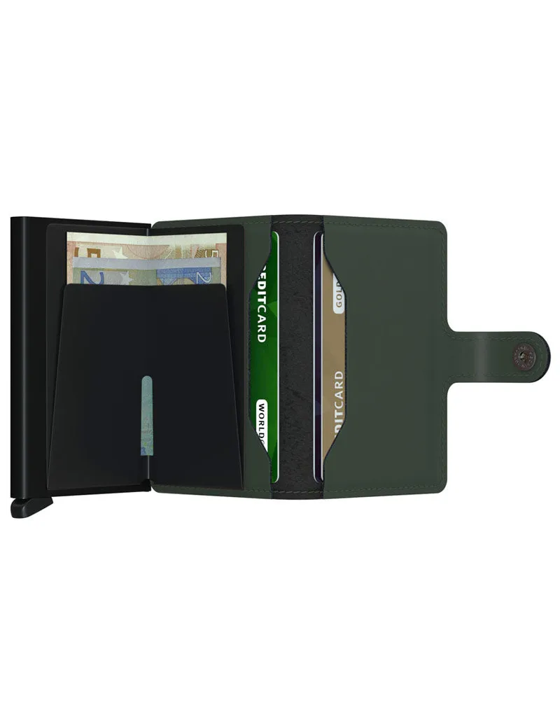 Secrid Mini Wallet Matte Green Black