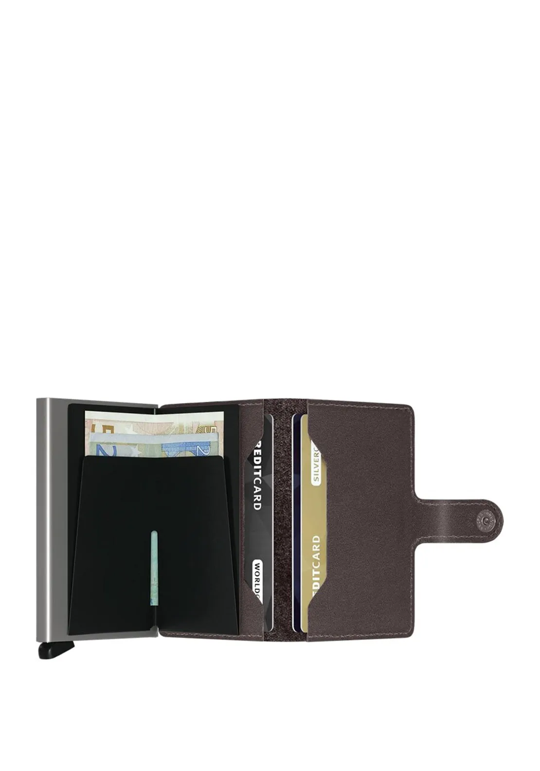 Secrid Mini Wallet, Original Dark Brown