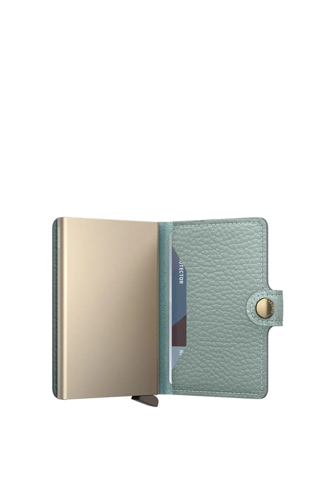 Secrid Mini Wallet, Pebble Sea Green