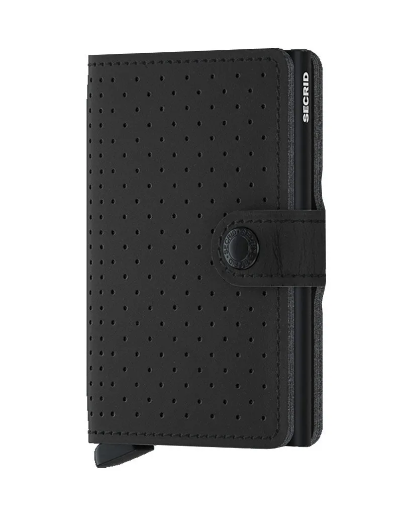 Secrid Mini Wallet Perforated Black